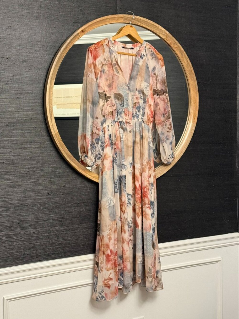 Long Sleeve Floral Maxi Dress